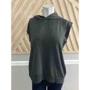 Sundays Three Grey Short Sleeve Sweatshirt Size M